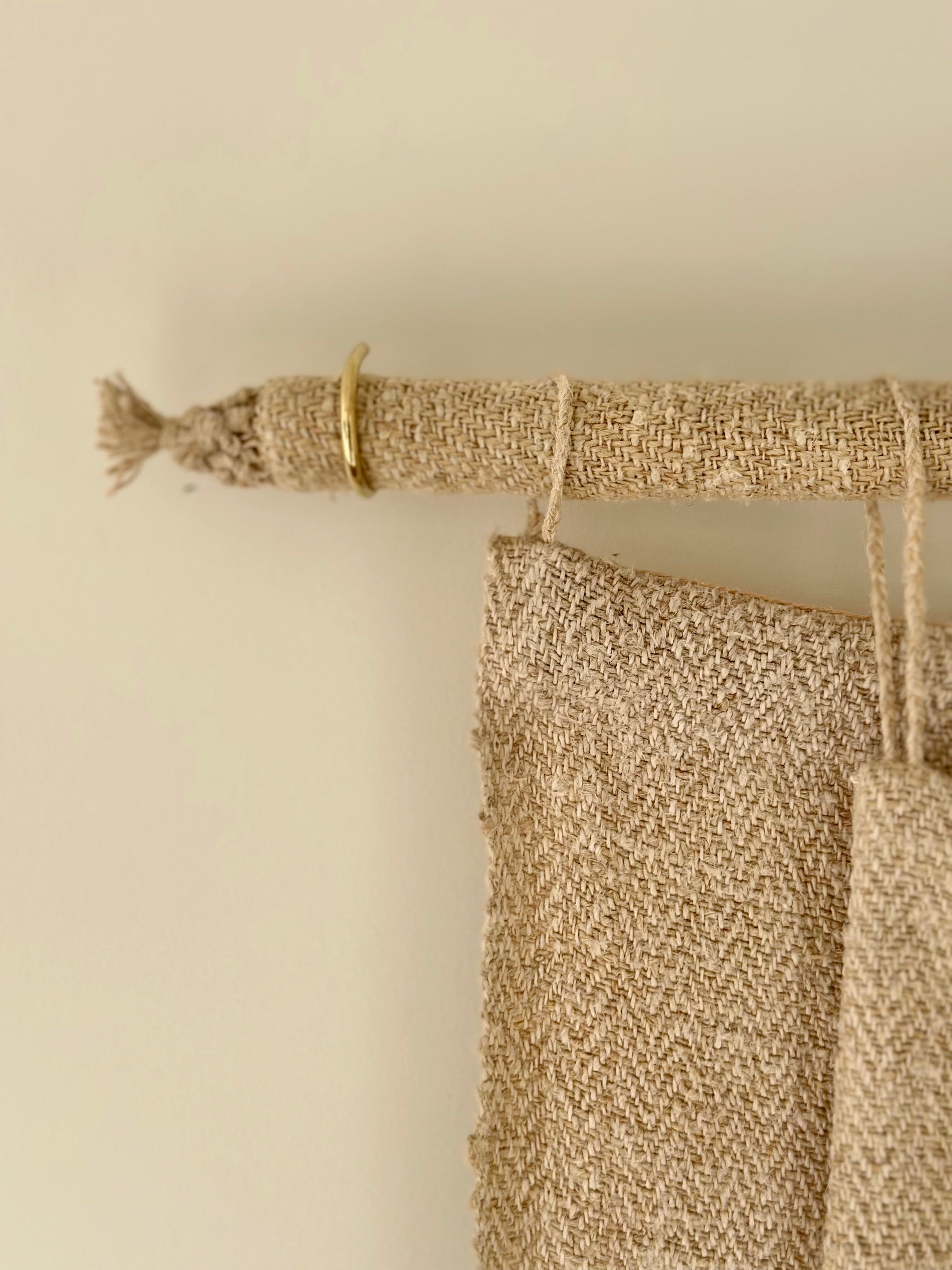 'Layers of Sacks' VSU Grain-sack Wall Art