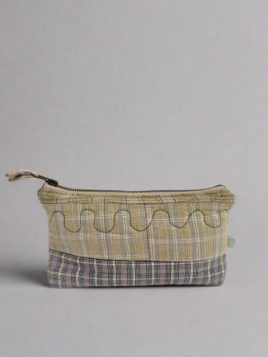 Re-purposed vintage quilt - Pencil case