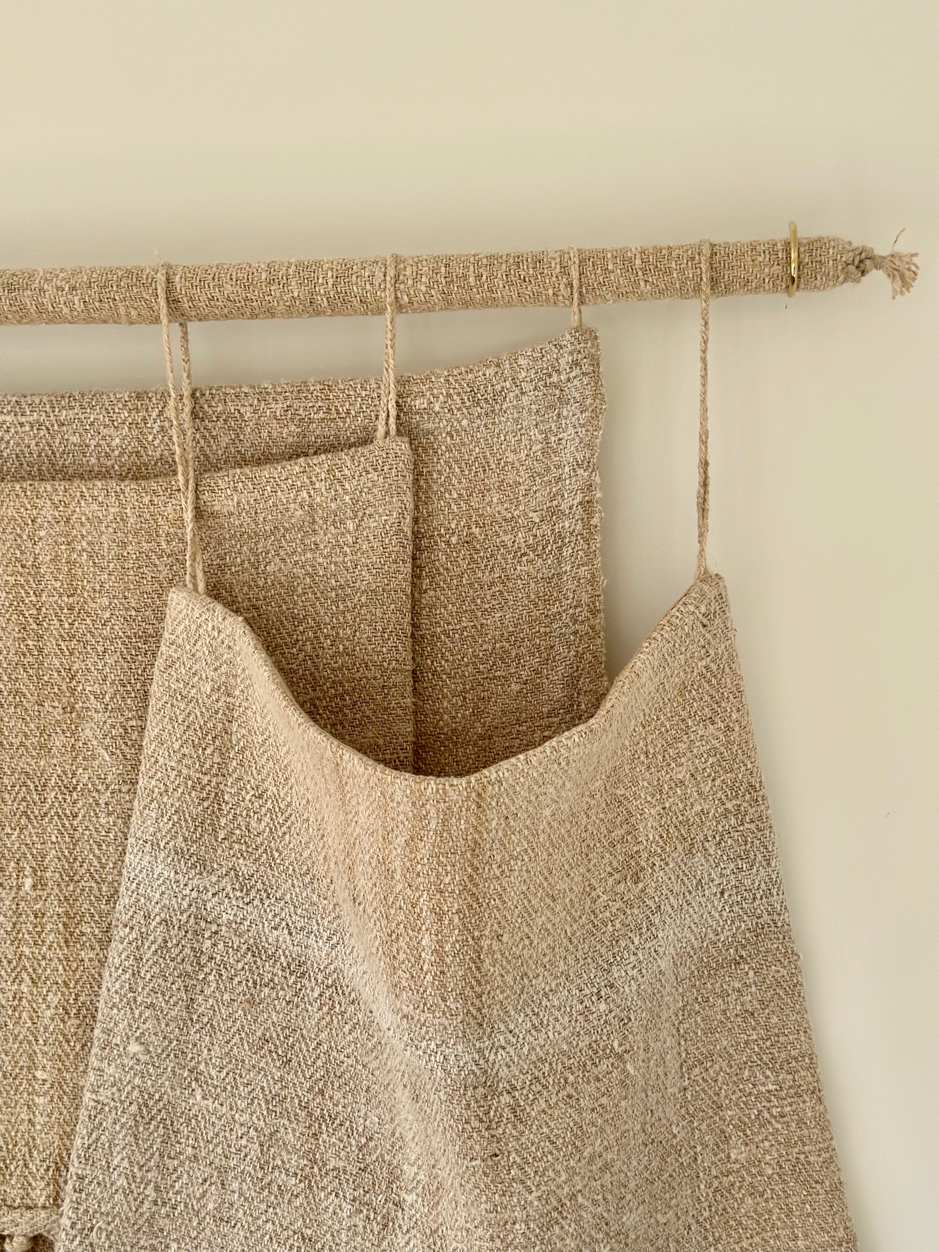 'Layers of Sacks' VSU Grain-sack Wall Art