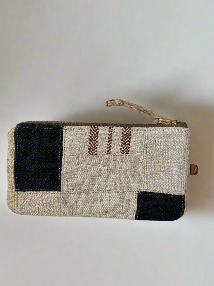 Grain-sack perfectly patched pencil case- various