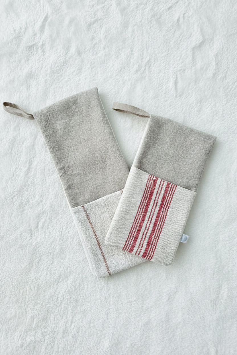 Grain-sack Double oven mitts- 90cm length