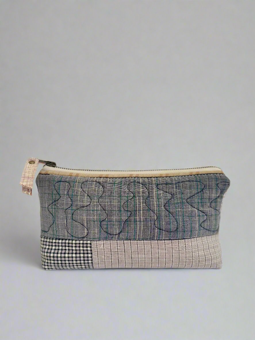 Re-purposed vintage quilt - Pencil case