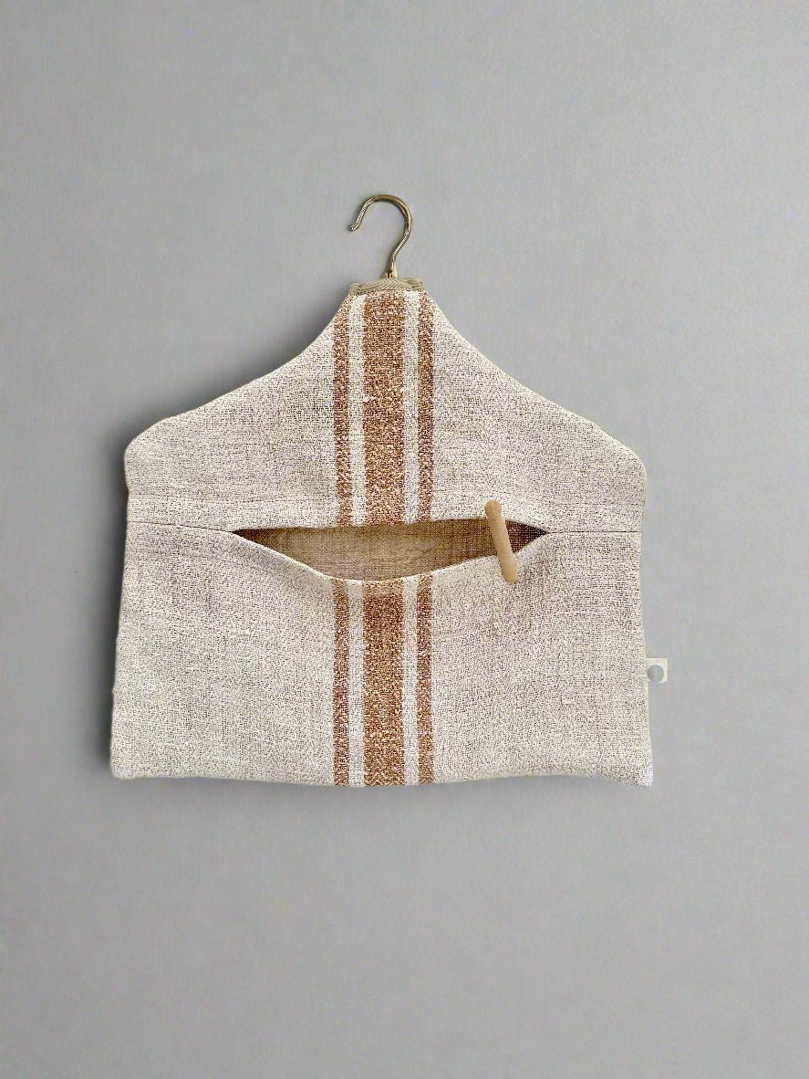 Grain-sack Peg Bag