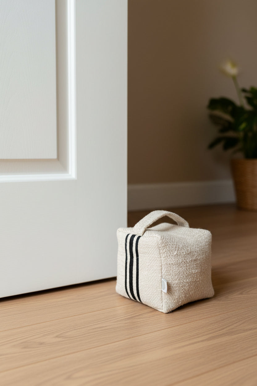Grain-sack door stop