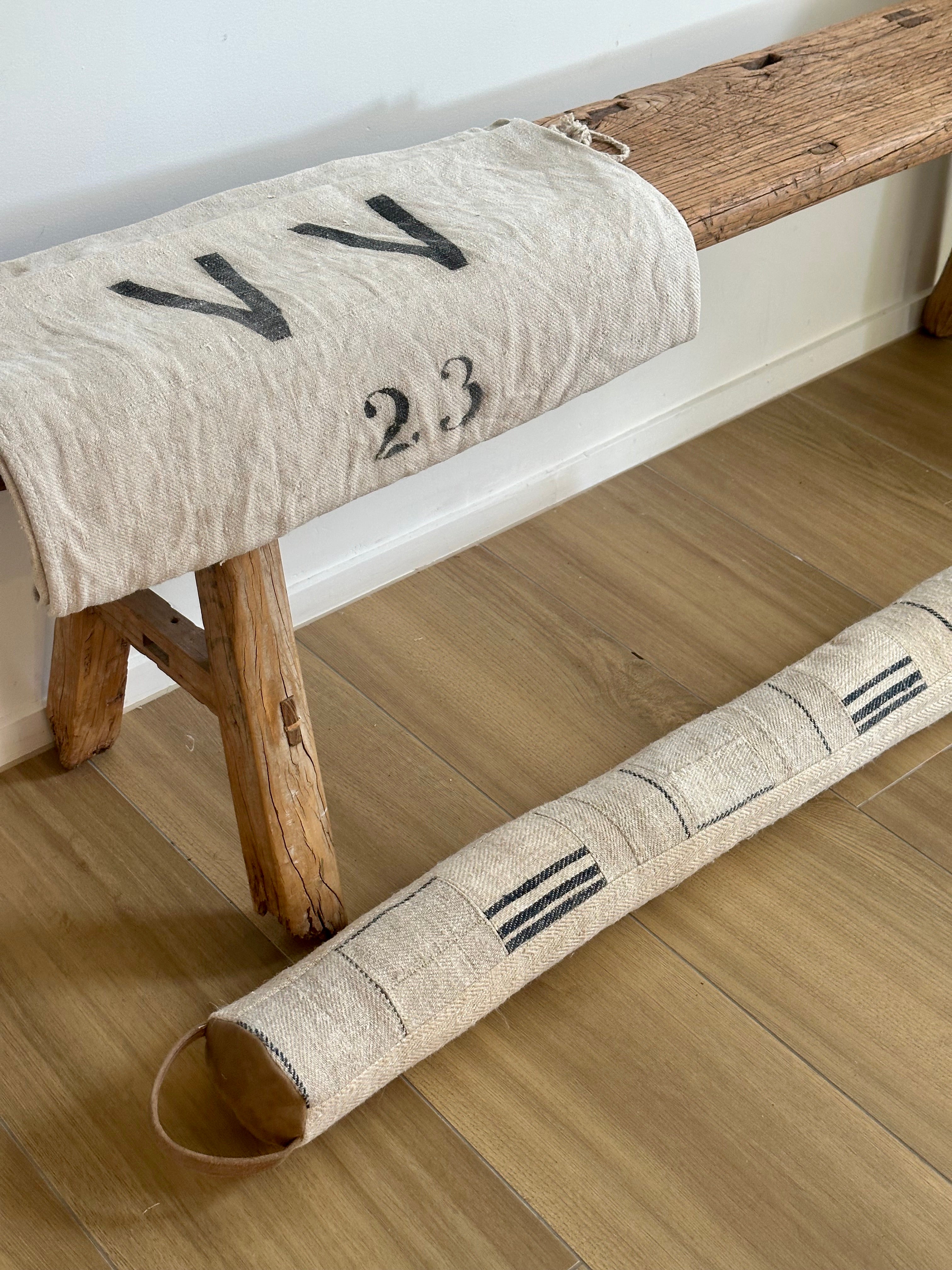 Grain-sack draught excluder