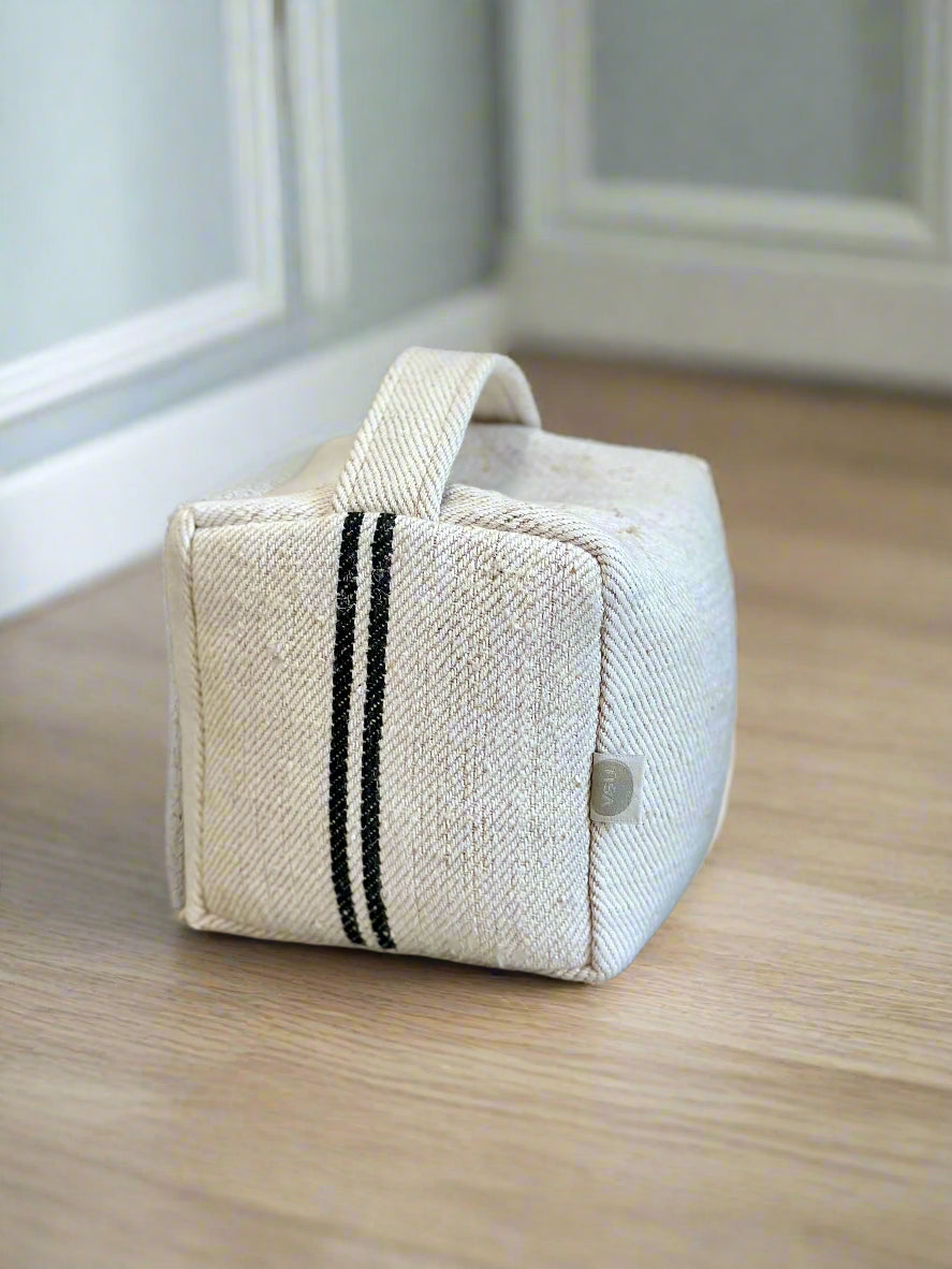 Grain-sack door stop