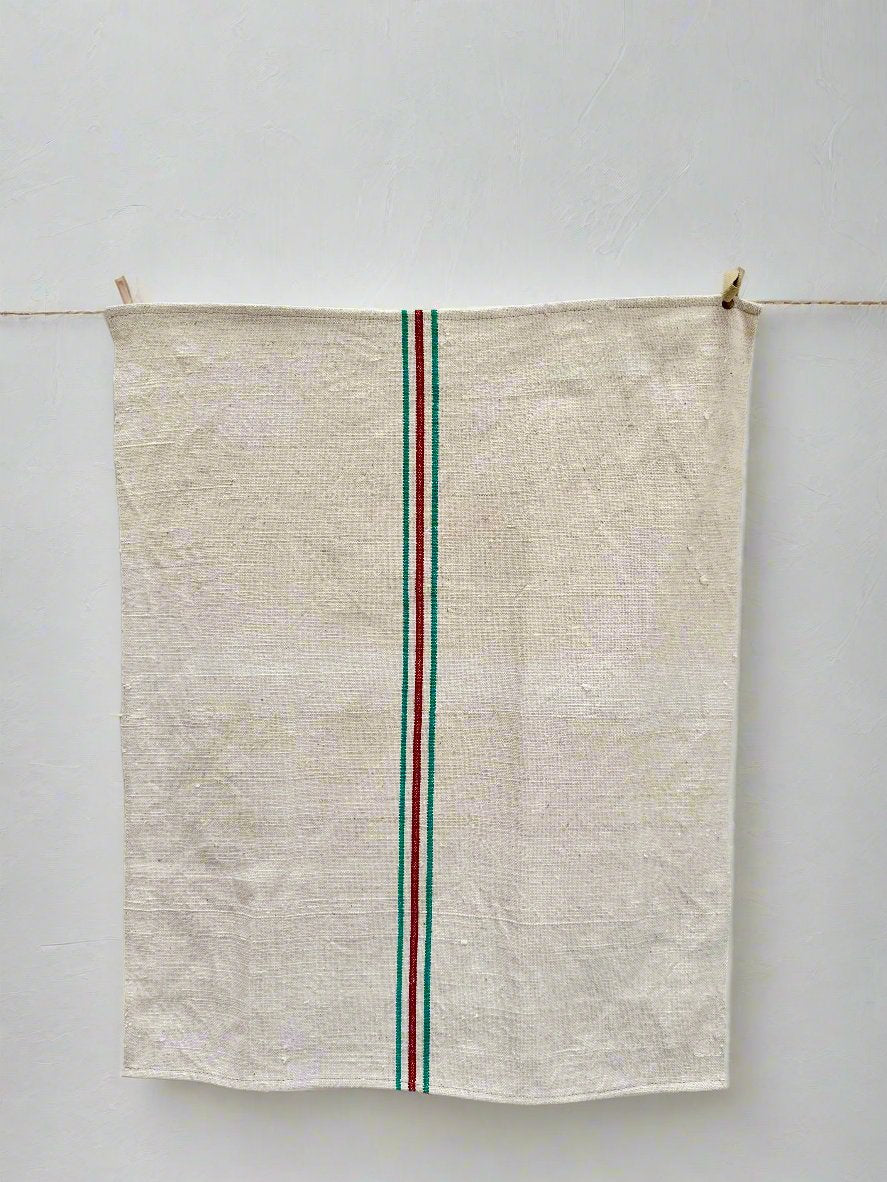 Grain-sack hand towel - single