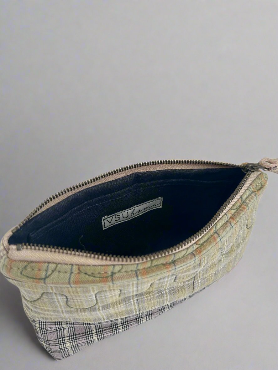 Re-purposed vintage quilt - Pencil case