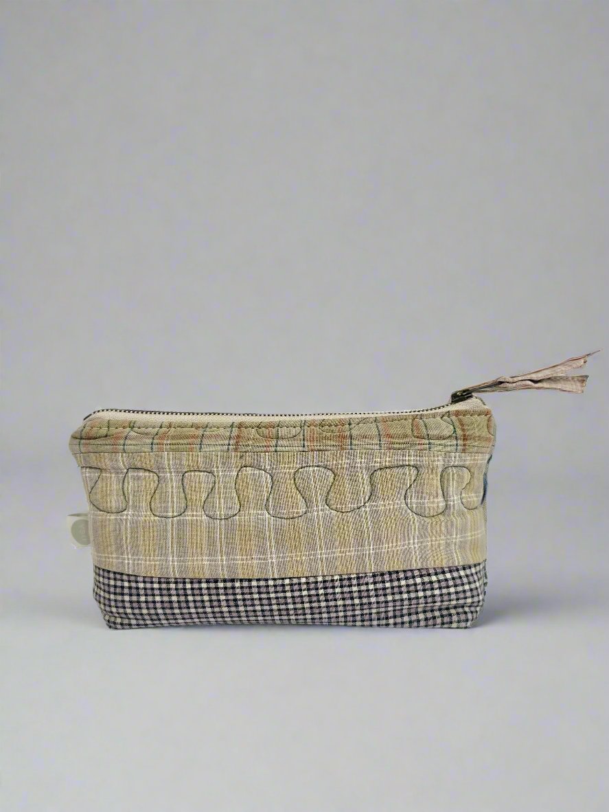 Re-purposed vintage quilt - Pencil case