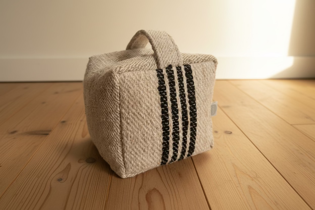 Grain-sack door stop