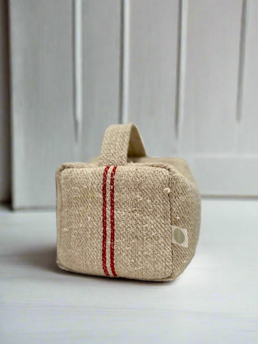 Grain-sack door stop