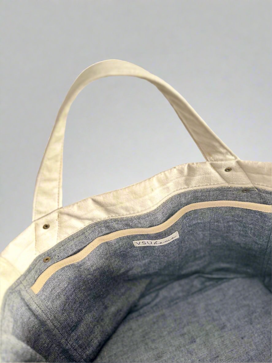 Re-purposed Canvas Market Tote