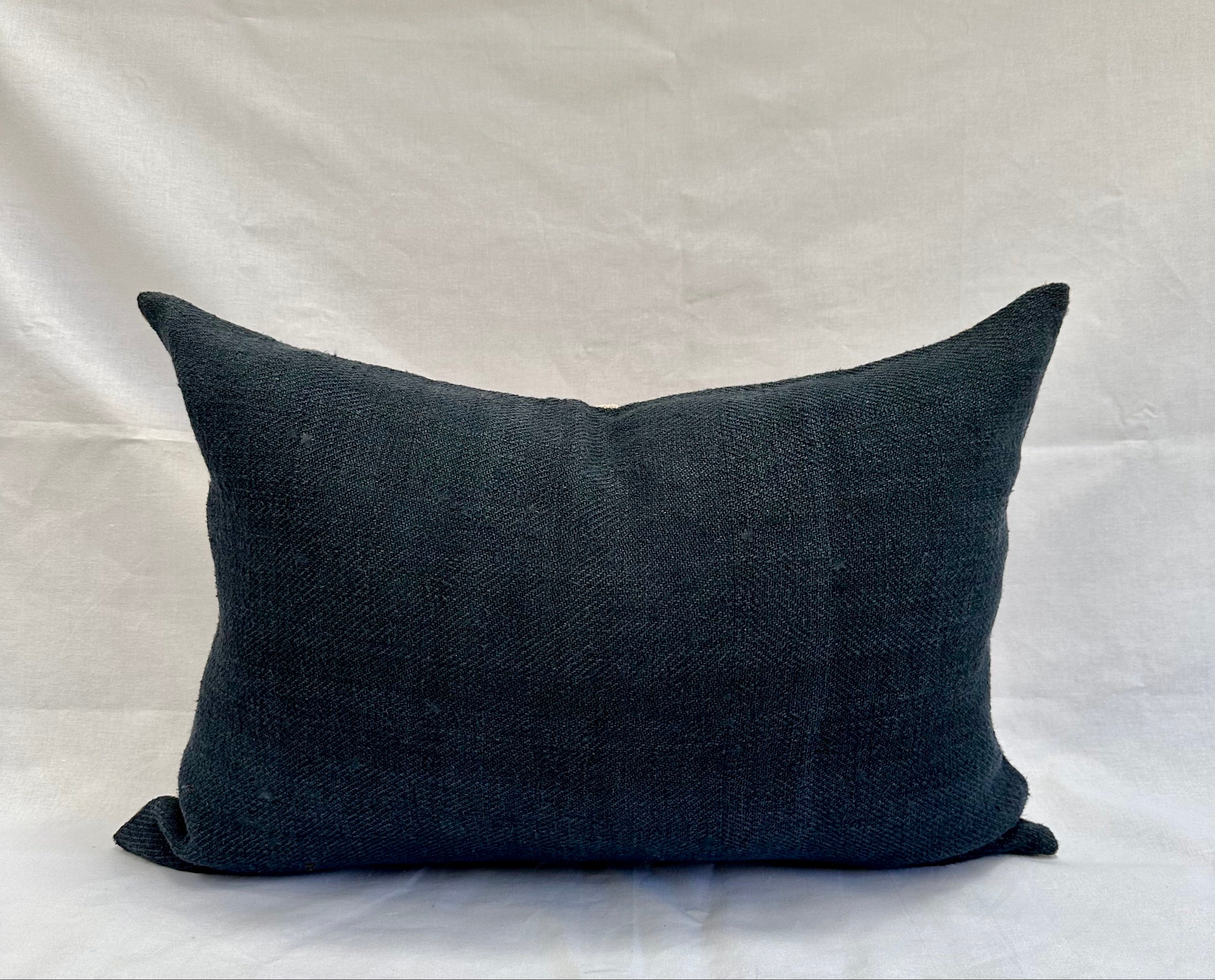 Grain-sack cushion 60 x 40 indigo