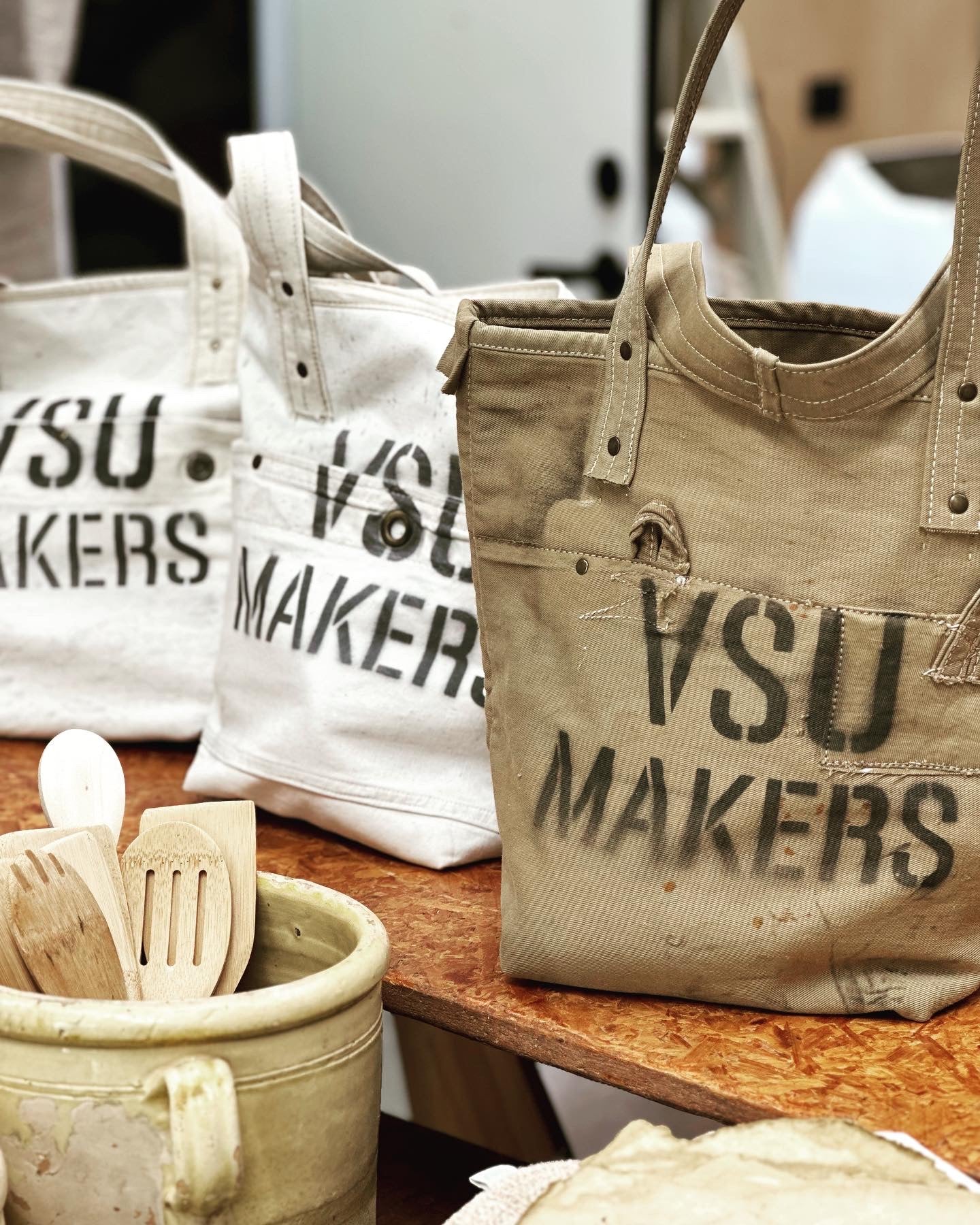 Re-purposed VSU makers Slouch Bag