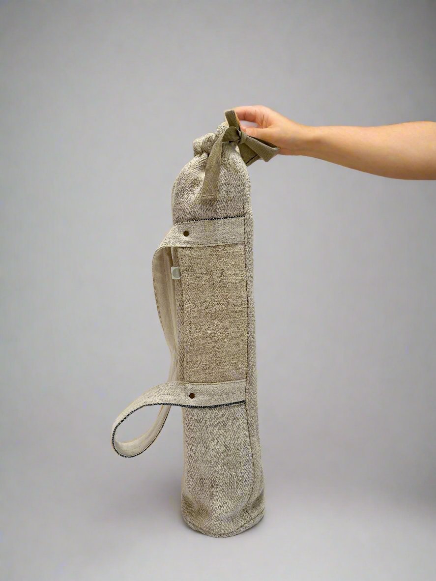 Grain-sack Yoga mat bag