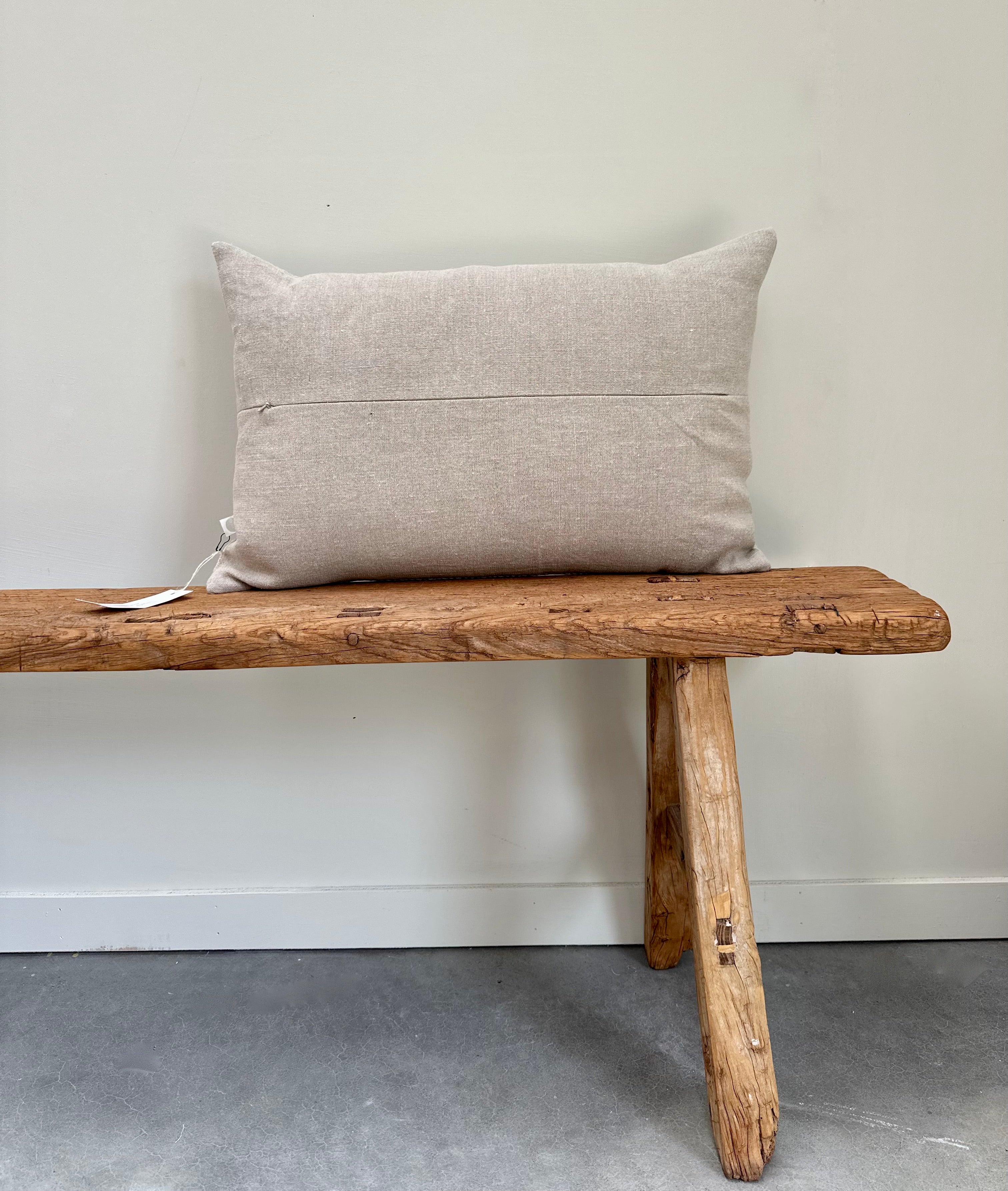 Grain-sack cushion 60 x 40 Grey Stripe