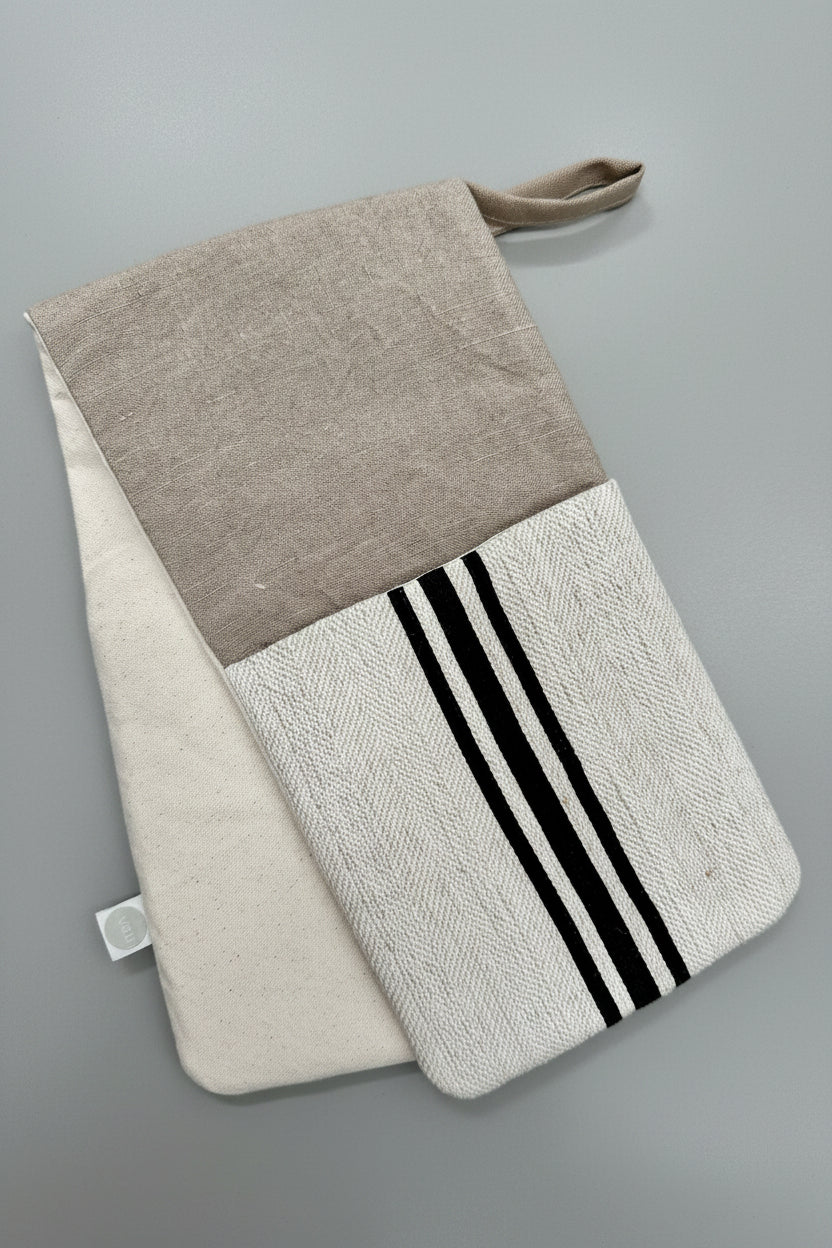 Grain-sack Double oven mitts- 90cm length