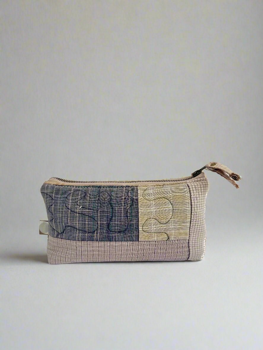 Re-purposed vintage quilt - Pencil case