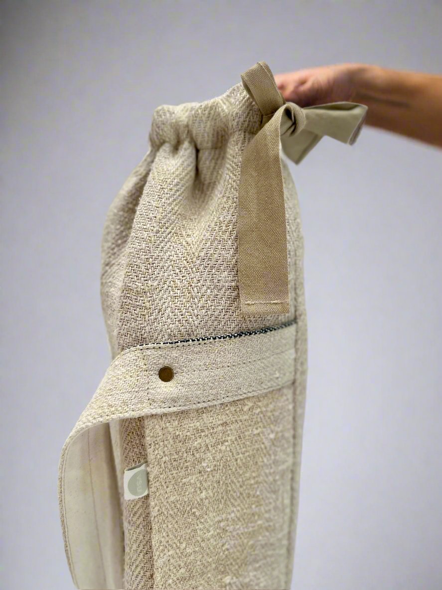 Grain-sack Yoga mat bag