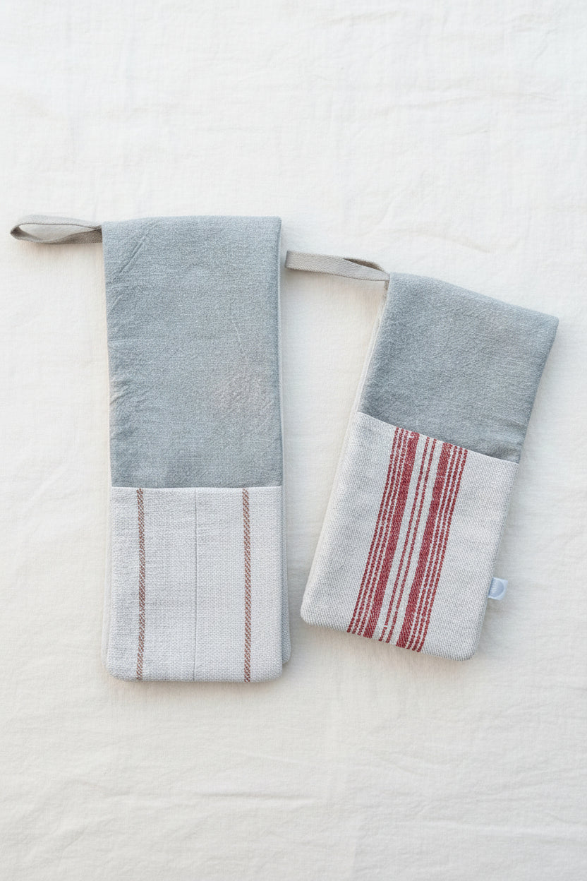 Grain-sack Double oven mitts- 90cm length
