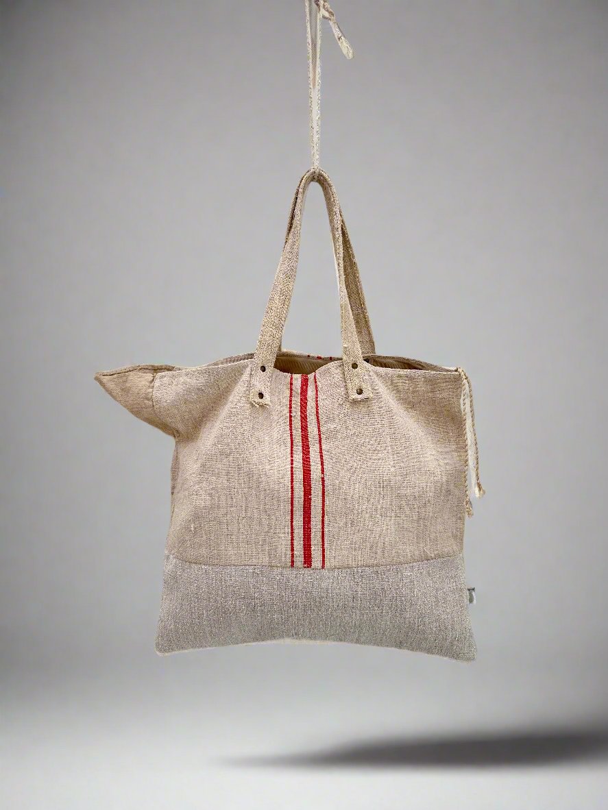 Grain-sack Market spout bag Red stripe