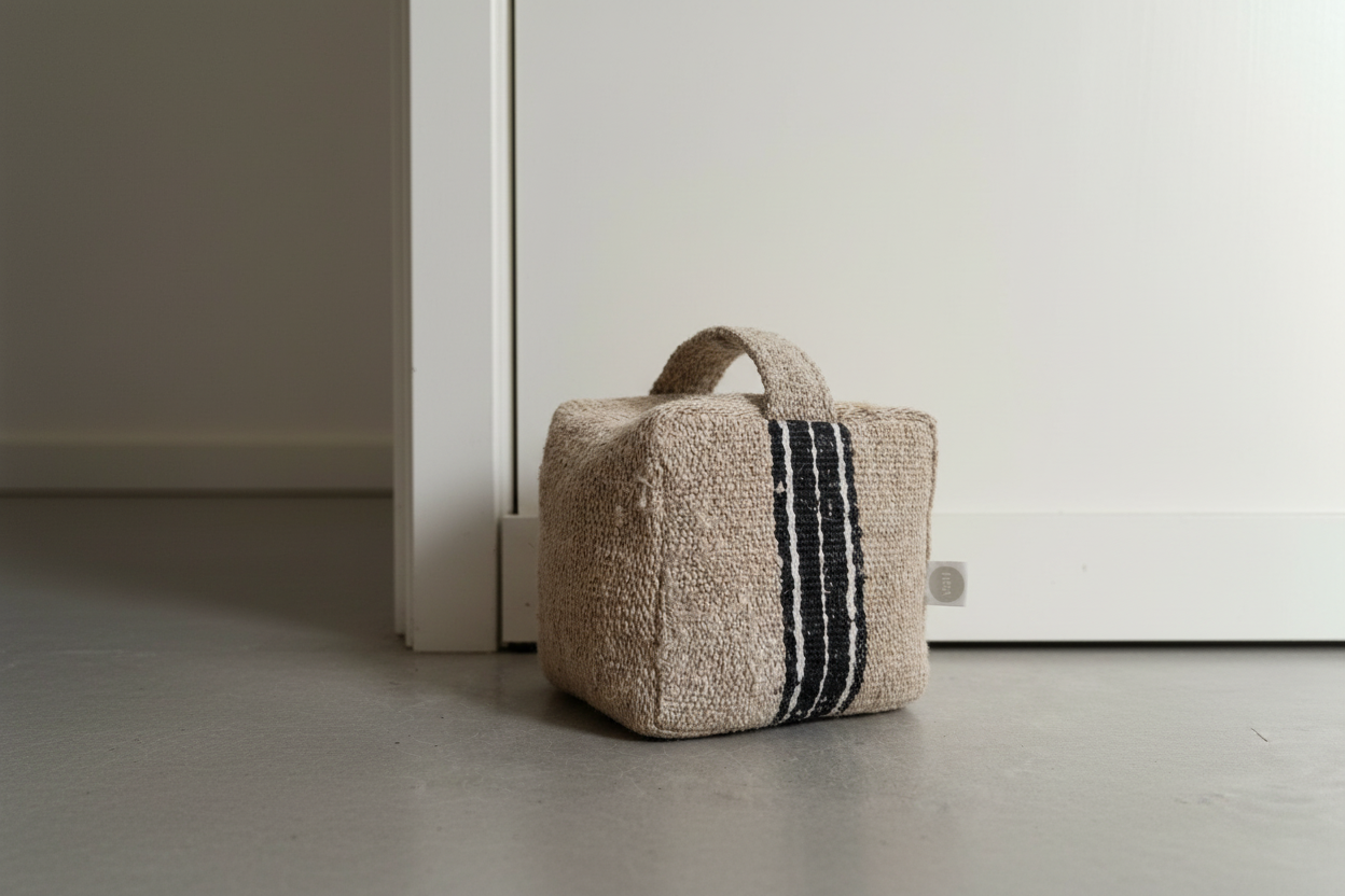Grain-sack door stop