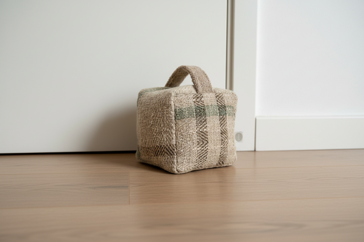 Grain-sack door stop